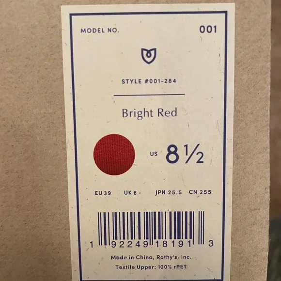 Rothy's Bright Red Flats - Picture 2 of 2